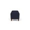 Lesro Siena Lounge Reception 3 Seat Bench, Walnut, OH Navy Upholstery SN3001 - alternate 3